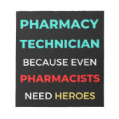 Farmaceutische technicus, zelfs apothekers notitieblok (Voorkant)
