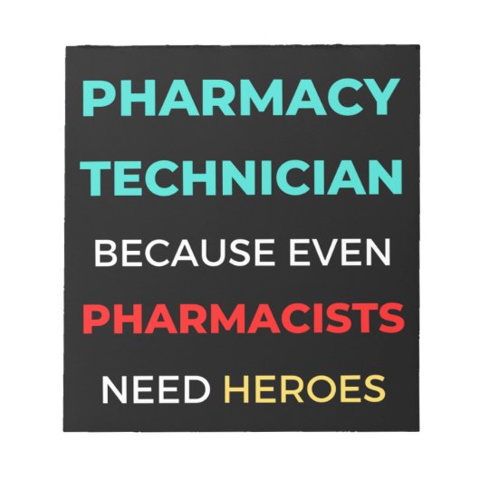 Farmaceutische technicus, zelfs apothekers notitieblok (Voorkant)