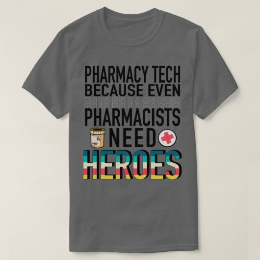 Farmaceutische techniek omdat zelfs apothekers hel t-shirt (Design voorkant)