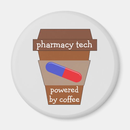 Farmaceutische technologie met koffie magneet (Voorkant)