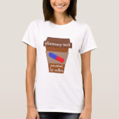 Farmaceutische technologie met koffie t-shirt (Voorkant)