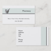 Farmaceutische Visitekaartje (Voorkant / Achterkant)