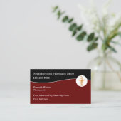 Farmaceutische Visitekaartjes (Staand voorkant)
