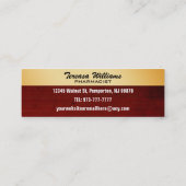 Farmaceutische Visitekaartjes (Achterkant)