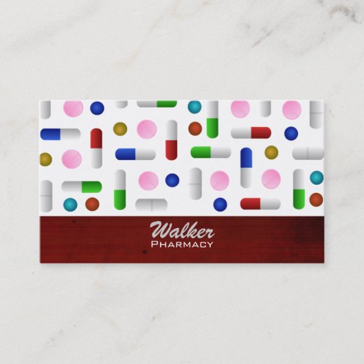 Farmaceutische Visitekaartjes - achtergrondverwiss (Voorkant)