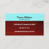 Farmaceutische Visitekaartjes - verwisselbaar in k (Achterkant)