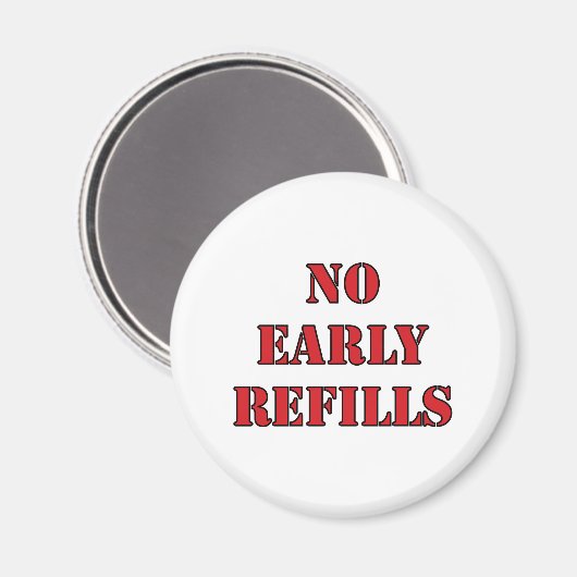 Farmaceutische vorm - geen vroegtijdige hervulling magneet (Voorkant / Achterkant)