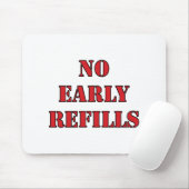 Farmaceutische vorm - geen vroegtijdige hervulling muismat (Met muis)