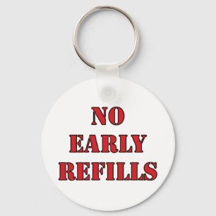 Farmaceutische vorm - geen vroegtijdige hervulling sleutelhanger