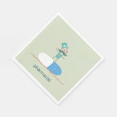 Farmaceutische vorm van een tablet Gezondheidszorg Servet (Hoek)