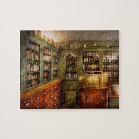 Farmaceutische vorm - zaal - het dispensarium legpuzzel (Horizontaal)