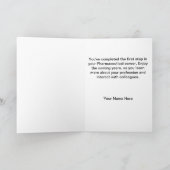 Farmaceutische Witte Jas Gefeliciteerd Kaart (Binnen)