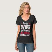 Farmacie Apothecaire apotheker vrouw T-shirt (Voorkant volledig)
