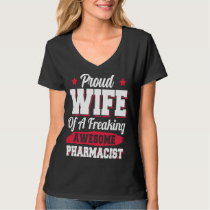 Farmacie Apothecaire apotheker vrouw T-shirt
