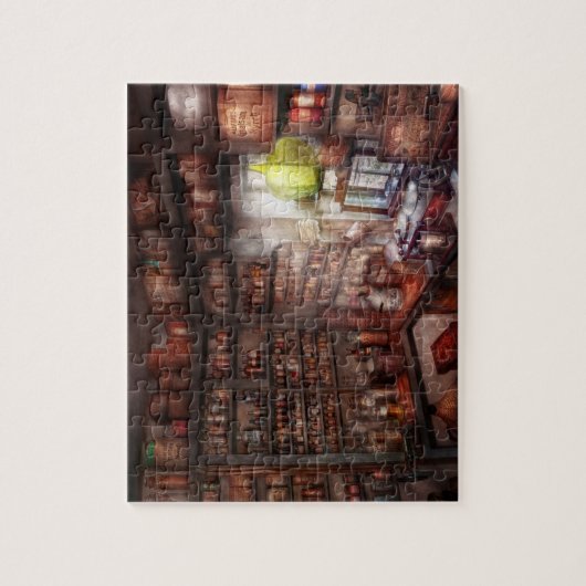 Farmacie - Apparatuur - Studie van Merlin Legpuzzel (Verticaal)