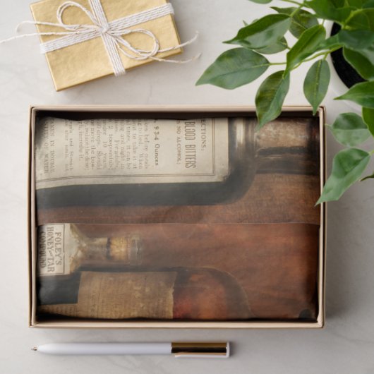 Farmacie - bloedbitters in Burdock Tissuepapier (Geschenk)