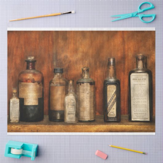 Farmacie - bloedbitters in Burdock Tissuepapier (Craft)