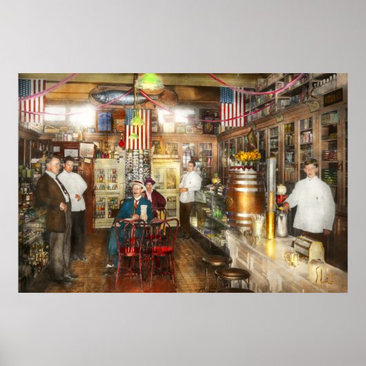 Farmacie - Collins Pharmacy 1915 Poster (Voorkant)