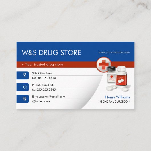 Farmacie | Drukkerij Visitekaartje (Voorkant)