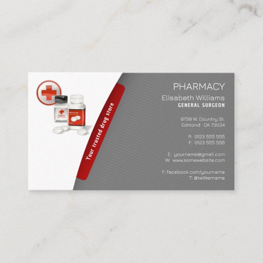 Farmacie | Drukkerij Visitekaartje (Voorkant)