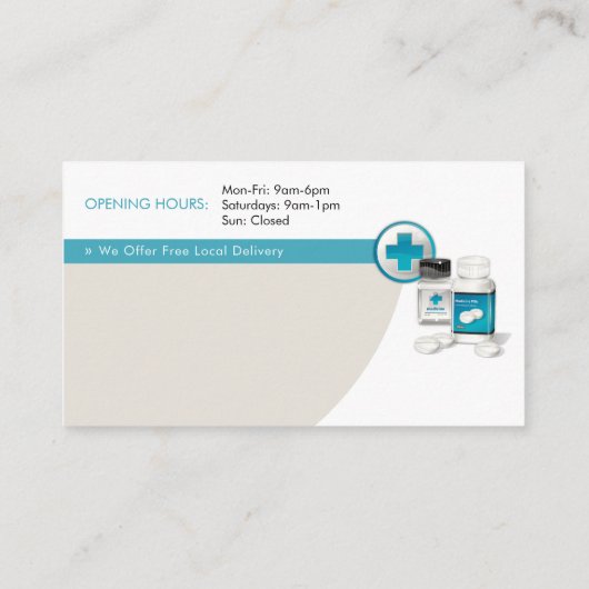 Farmacie | Drukkerij Visitekaartje (Achterkant)