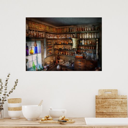 Farmacie - Geneesmiddelenchemie Poster (Keuken)