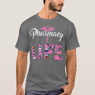 Farmacie Gift Print Pharmacy Tech Medical Studie T-shirt
