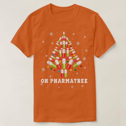 Farmacie kerstboom Oh Pharmatree Ugly Christm T-shirt (Design voorkant)