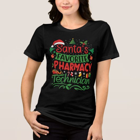 Farmacie Kerstman Favoriet Tri-Blend Shirt (Voorkant)