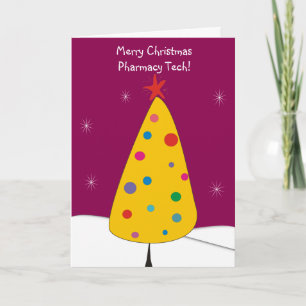 Farmacie Kerstmis Kaarten #4 Magenta