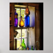 Farmacie - kleurrijk glaswerk poster (Voorkant)