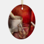 Farmacie - Pestle - Eindeloze variëteit Keramisch Ornament (Rechts)