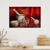 Farmacie - Pestle - Eindeloze variëteit Poster (Keuken)