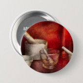 Farmacie - Pestle - Eindeloze variëteit Ronde Button 7,6 Cm (Voorkant /achterkant)