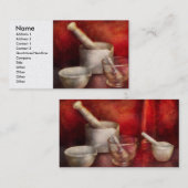 Farmacie - Pestle - Eindeloze variëteit Visitekaartje (Voorkant / Achterkant)