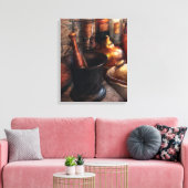 Farmacie - Pestle - Farmacologie Canvas Afdruk (Insitu (Woonkamer))