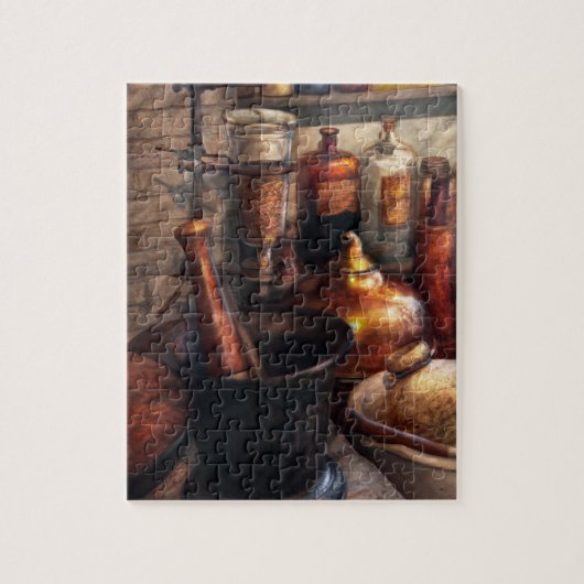 Farmacie - Pestle - Farmacologie Legpuzzel (Verticaal)