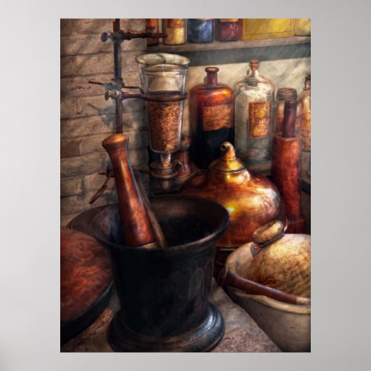 Farmacie - Pestle - Farmacologie Poster (Voorkant)