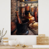 Farmacie - Pestle - Farmacologie Poster (Keuken)