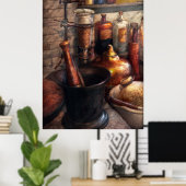 Farmacie - Pestle - Farmacologie Poster (Thuiskantoor)