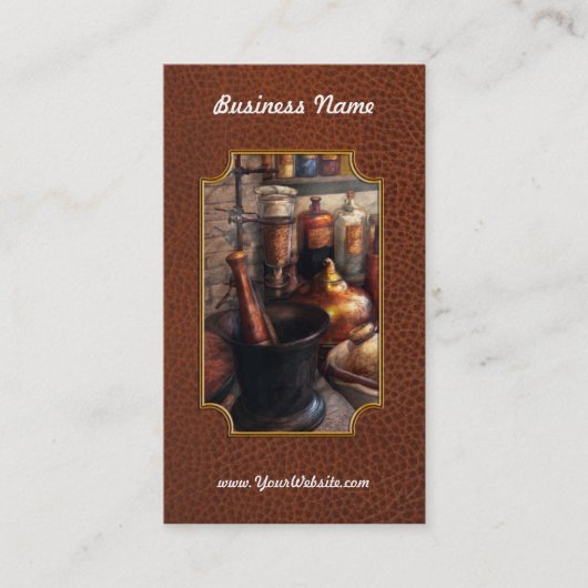 Farmacie - Pestle - Farmacologie Visitekaartje (Voorkant)