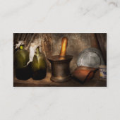 Farmacie - Pestle - Home remedies Visitekaartje (Achterkant)