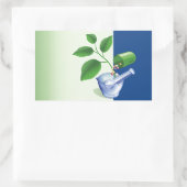 Farmacie Rechthoekige Sticker (Tas)