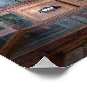 Farmacie - rechts achter de toonbank poster (Hoek)