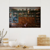 Farmacie - rechts achter de toonbank poster (Keuken)