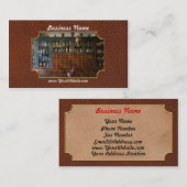 Farmacie - rechts achter de toonbank visitekaartje (Voorkant / Achterkant)