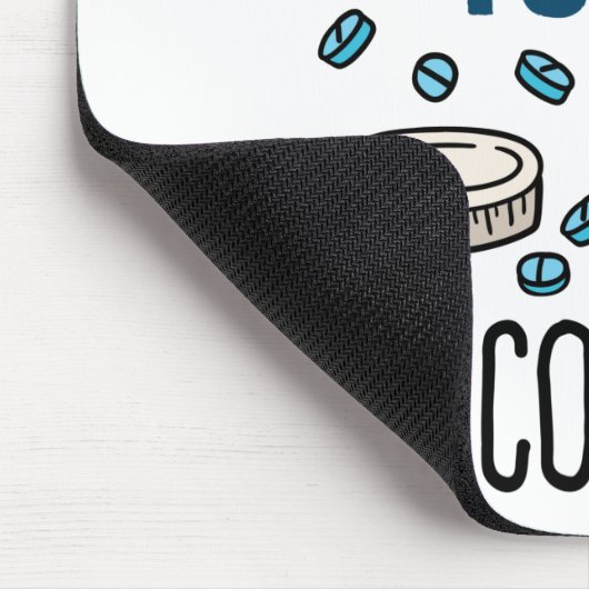 Farmacie Tech praat niet dat ik telde Muismat (Hoek)