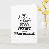 Farmacie Technicus apotheker Ik kan niet thuis bli Kaart (Gele Bloem)