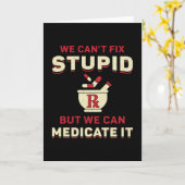 Farmacie Technicus We kunnen geen griezelige apoth Kaart (Gele Bloem)