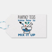 Farmacie Technieken weten hoe ze het moeten mengen Cadeaulabel (Achterkant Horizontaal)